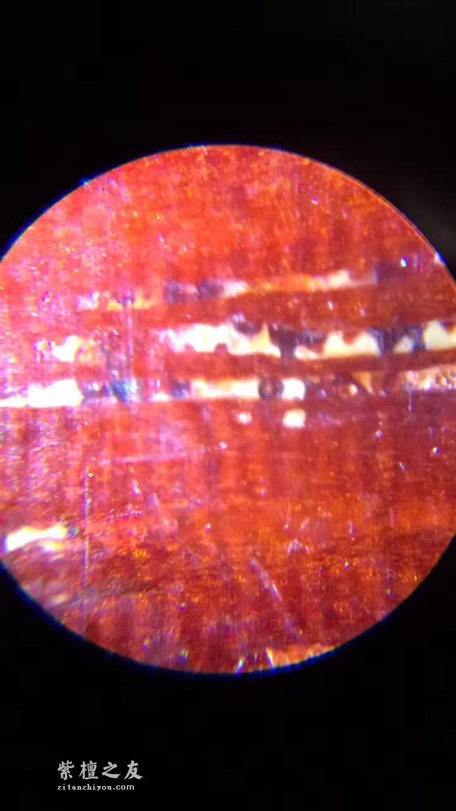 印度小叶紫檀手串牛毛纹里的黑色物质是什么？-5