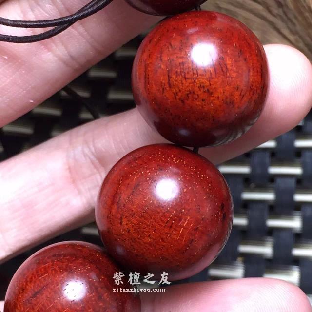 印度小叶紫檀手串牛毛纹里的黑色物质是什么？-8