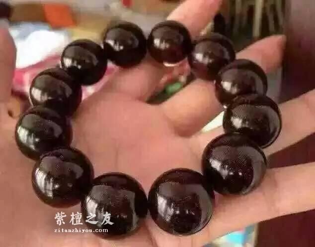 为什么老玩家不买高抛光目数的的紫檀手串?-3