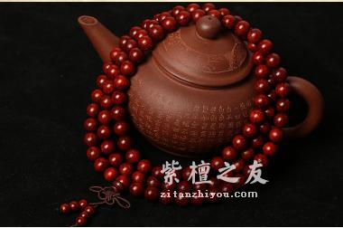 小叶紫檀手串包浆的方法，老手都未必知道的-2