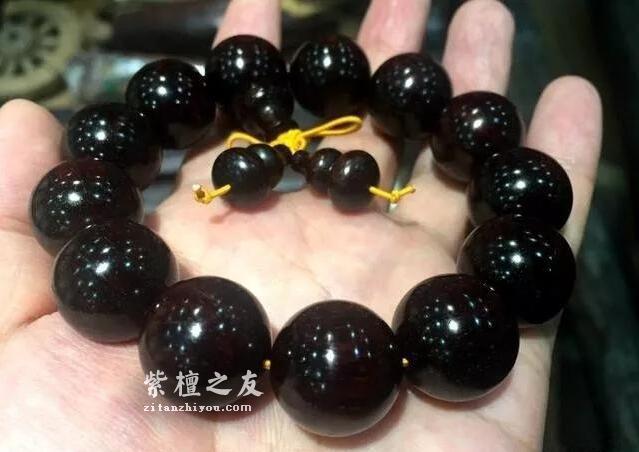 小叶紫檀手串染色的要怎么辨别？-1