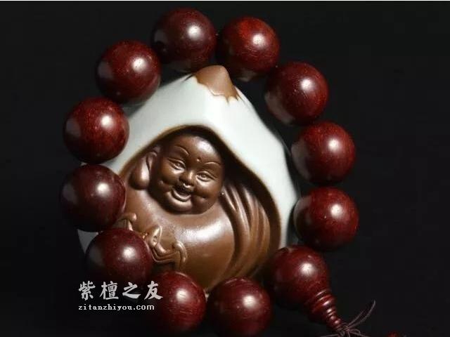 小叶紫檀手串染色的要怎么辨别？-3