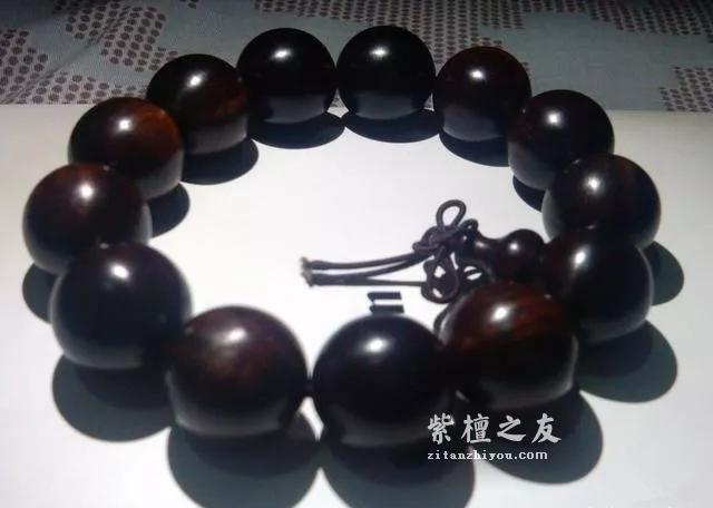 小叶紫檀手串染色的要怎么辨别？-5