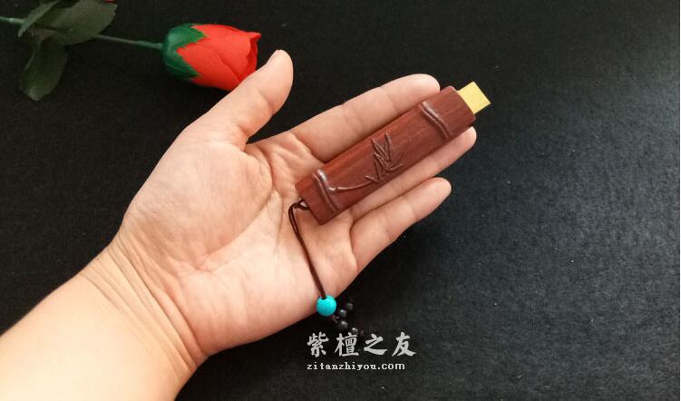 中国风友竹红木U盘-5