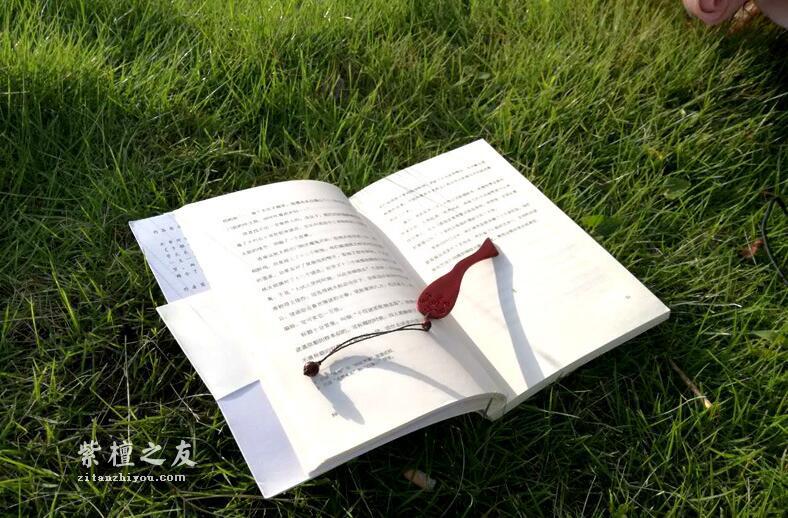 印度小叶紫檀书签 老料精工-6