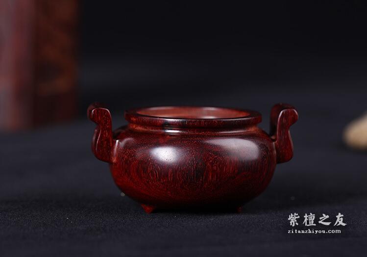 小叶紫檀香炉-1