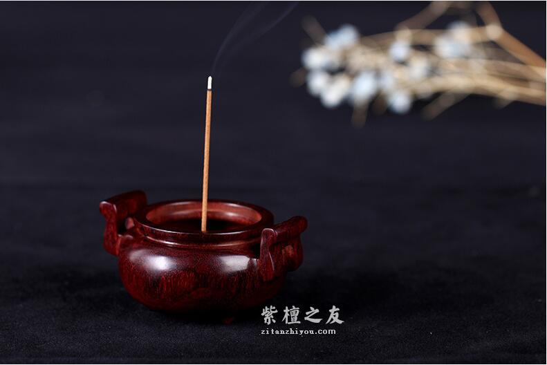 小叶紫檀香炉-3