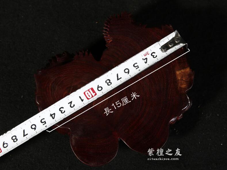 正宗印度小叶紫檀纯手工雕刻摆件龙归双龙高油性密度老料-8