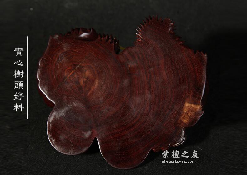 正宗印度小叶紫檀纯手工雕刻摆件龙归双龙高油性密度老料-6