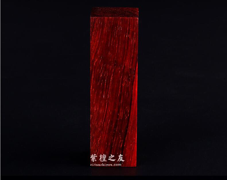 印度小叶紫檀印章 老料檀木印 方形红木 支持刻字定制-5