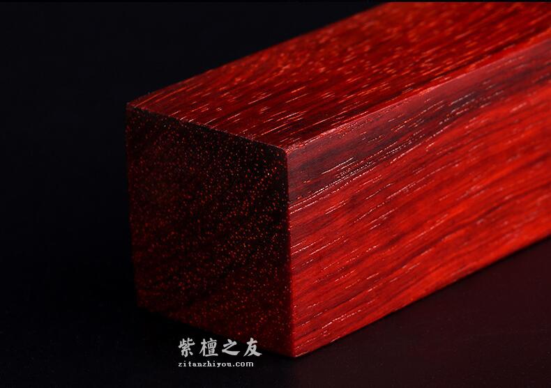 印度小叶紫檀印章 老料檀木印 方形红木 支持刻字定制-6