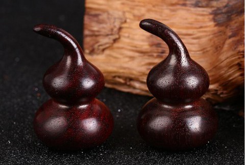 精品印度小叶紫檀葫芦 纯手工打磨（单个）