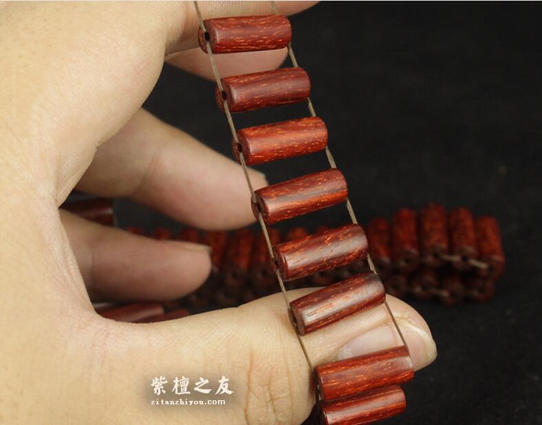 印度小叶紫檀坦克珠手串 佛珠手链个性化男女款手串-6