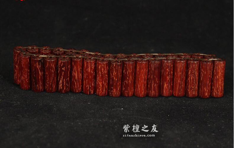 印度小叶紫檀坦克珠手串 佛珠手链个性化男女款手串-7