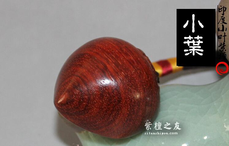 印度小叶紫檀寿桃 木质工艺手把件-1