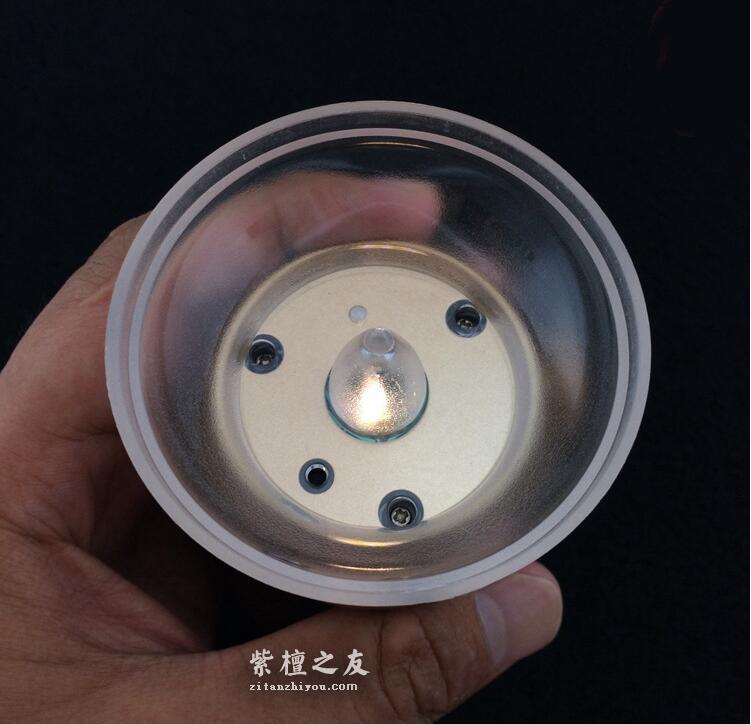 紫檀复古怀旧吹控感应节能LED煤油小夜灯 USB充电神灯创意礼品-5