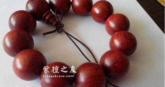 小叶紫檀手串如何辨别是否上蜡？-3