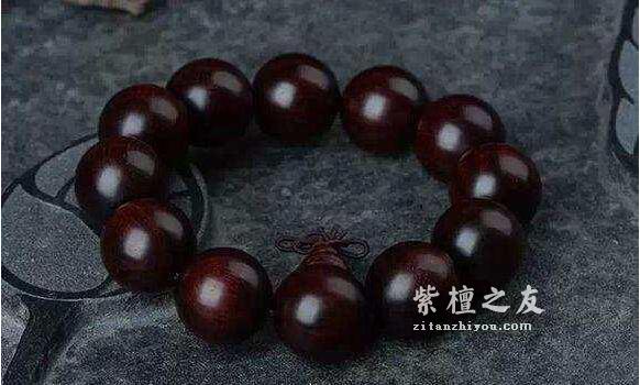 小叶紫檀手串如何辨别是否上蜡？-4