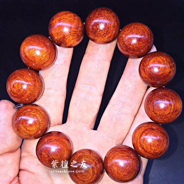 小叶紫檀怎么才能盘出带玻璃感的包浆效果？-2
