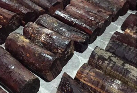 10种不同规格小叶紫檀原材交易行情