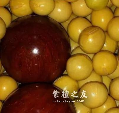 厉害了我的紫檀！竟然用黄豆来盘-3