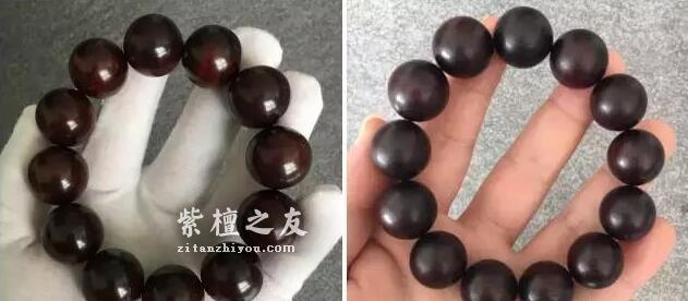 关于小叶紫檀手串抹油和胶磨的来龙去脉-2