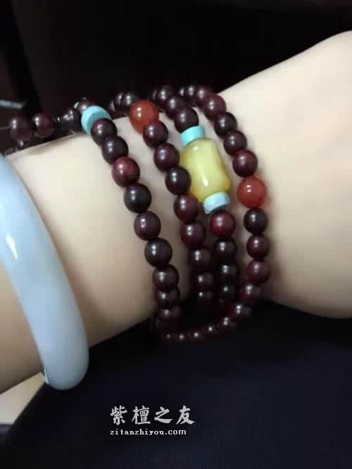 小叶紫檀手串开裂后你这么做就对了-2