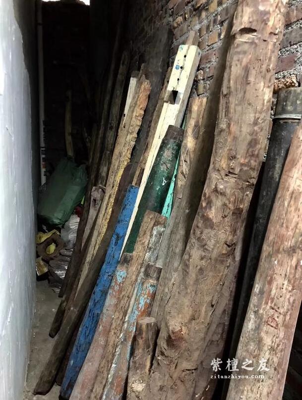 全面解析小叶紫檀“檀香紫檀”拆房老料-1