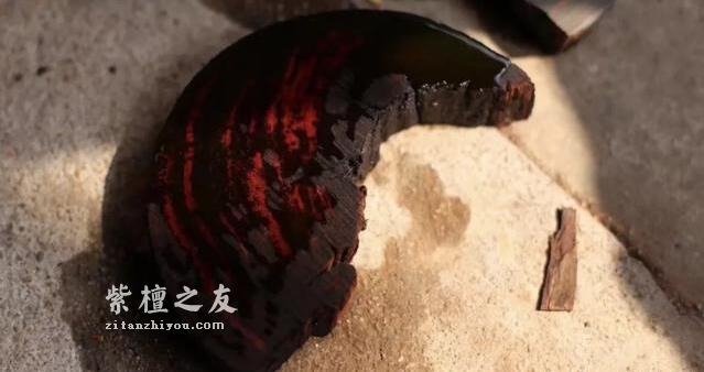 全面解析小叶紫檀“檀香紫檀”拆房老料-4