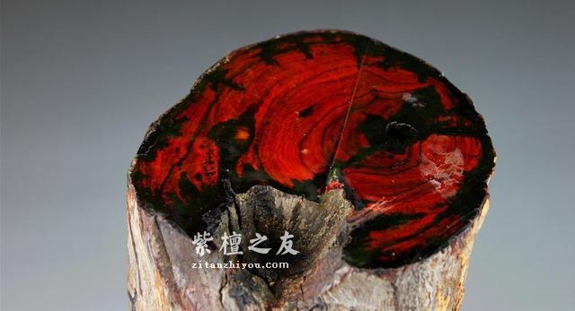 小叶紫檀鸡血红和鸡血料有何不同，我们要如何分辨？-4