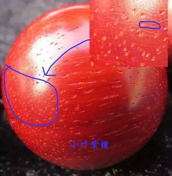 血檀和小叶紫檀的细节种种区别-7
