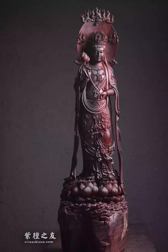 小叶紫檀中最高超的雕刻技法——清刀雕刻的魅力，无与伦比！-3
