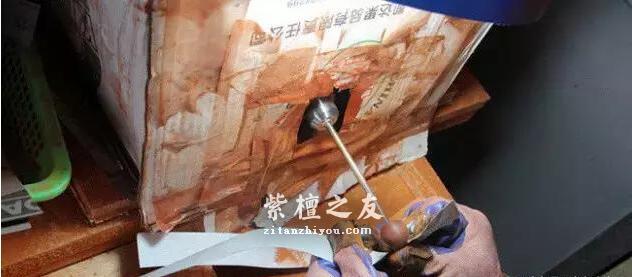 揭秘小叶紫檀金星造假之术-8