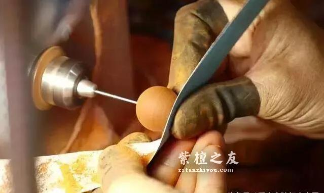 图文详解紫檀手串的制作过程-11