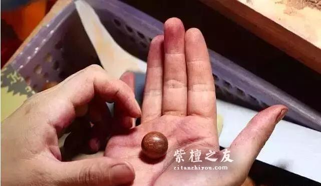 图文详解紫檀手串的制作过程-13