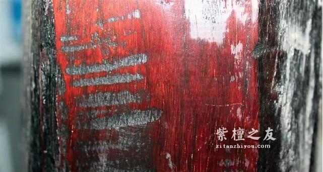 紫檀拆房老料——一层沧桑，一层鲜嫩-1