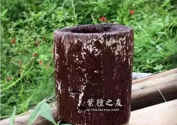 紫檀拆房老料——一层沧桑，一层鲜嫩-7