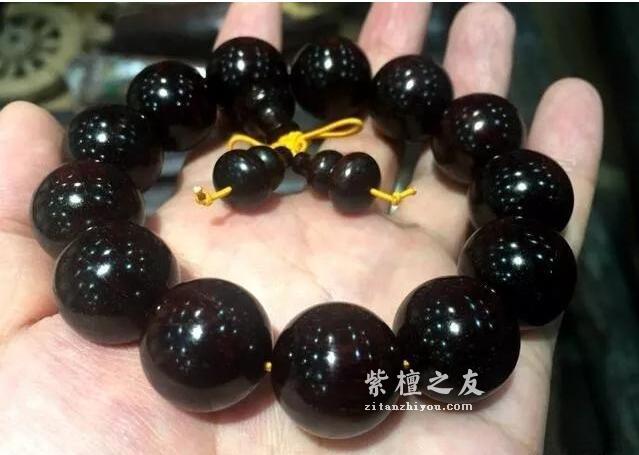 小叶紫檀手串染色的要怎么辨别？-1