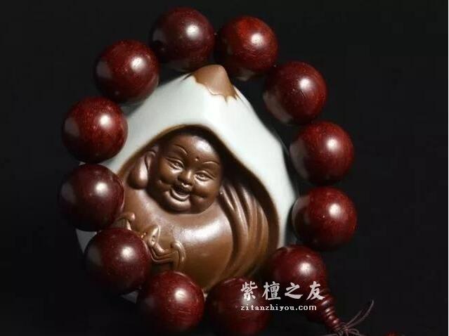 小叶紫檀手串染色的要怎么辨别？-3