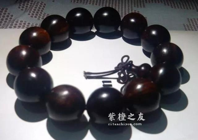 小叶紫檀手串染色的要怎么辨别？-5