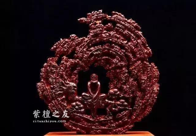 小叶紫檀雕刻件  清刀大师 ，那是一场美丽的邂逅~-1