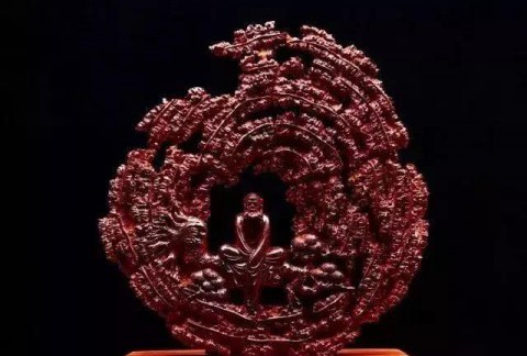 小叶紫檀雕刻件  清刀大师 ，那是一场美丽的邂逅~