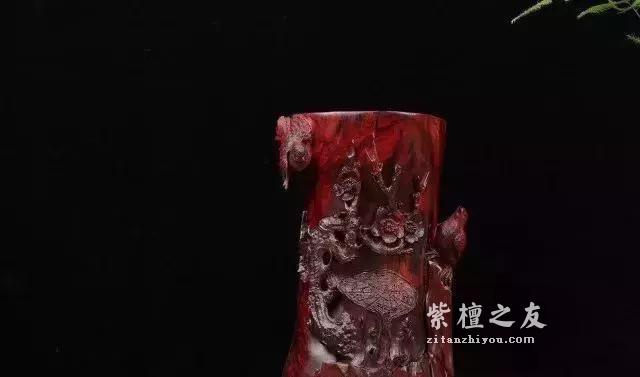 小叶紫檀雕刻件  清刀大师 ，那是一场美丽的邂逅~-9
