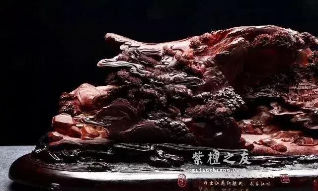 小叶紫檀雕刻件  清刀大师 ，那是一场美丽的邂逅~-10