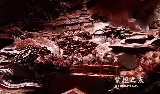 小叶紫檀雕刻件  清刀大师 ，那是一场美丽的邂逅~-15