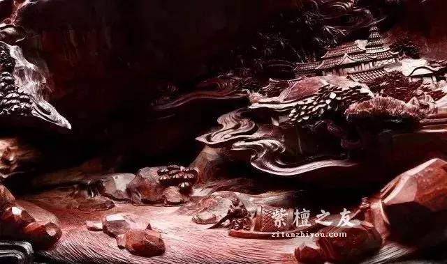 小叶紫檀雕刻件  清刀大师 ，那是一场美丽的邂逅~-14