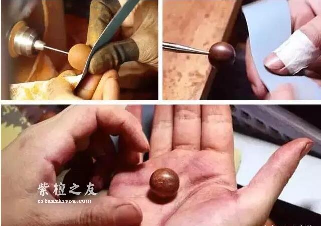紫檀颜色加深后，金星、瘤疤等这些极品特征，还看得清吗?-4