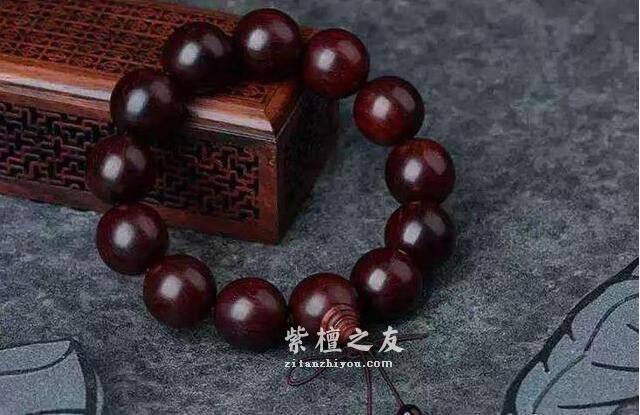 小叶紫檀手串如何保养和盘玩？只黑不亮如何修复？-1