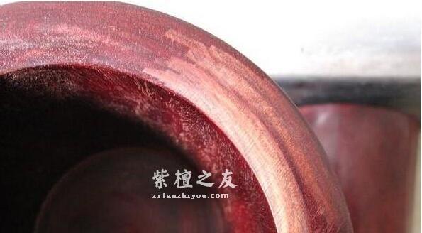 小叶紫檀作假防不胜防之“白皮”染色-4