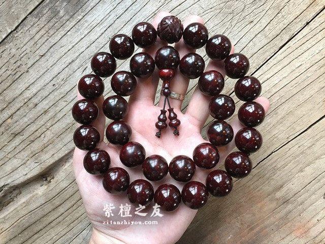 小叶紫檀，盘的是包浆，也是心境-7